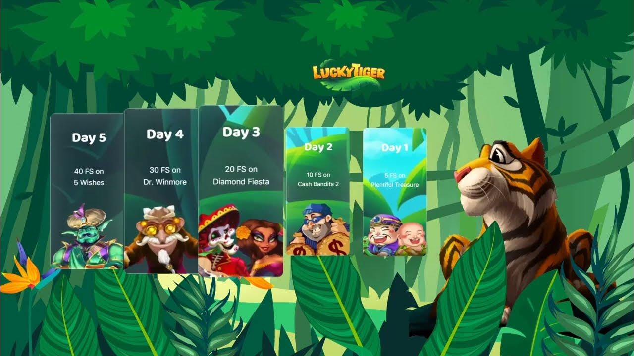 Lucky Tiger registration without stress 🐯